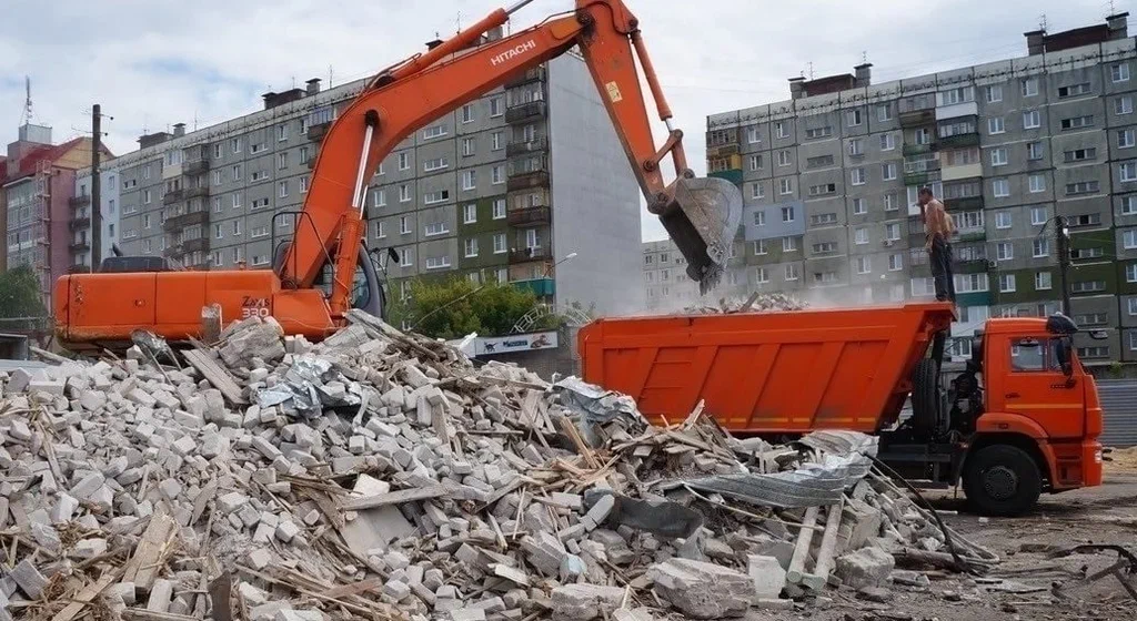 Профессиональный вывоз строительного мусора в Кирове-Чепецке в октябре